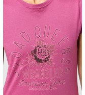 T-shirt Wrangler SHRUNKEN BAND TEE 112350318 Violet Quartz