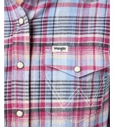 Koszula Wrangler WESTERN SHIRT 112350328 Violet Quartz