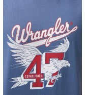 T-shirt Wrangler AMERICANA TEE 112350458 Vintage Indigo