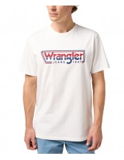 T-shirt Wrangler GRAPHIC TEE 112350467 Worn White