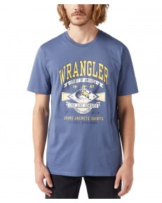 T-shirt Wrangler GRAPHIC TEE 112350472 Vintage Indigo
