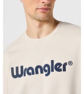Bluza Wrangler LOGO CREW SWEAT 112350538 Vintage White