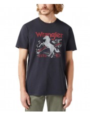 T-shirt Wrangler AMERICANA TEE 112350721 Faded Black