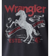 T-shirt Wrangler AMERICANA TEE 112350721 Faded Black