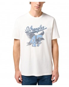 T-shirt Wrangler AMERICANA TEE 112350723 Worn White