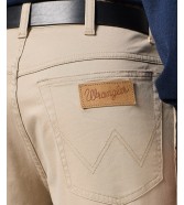Spodnie Wrangler Texas Slim 112350875 Plaza Taupe
