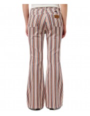 Spodnie Wrangler Fierce Flare 112351905 Americana Stripe
