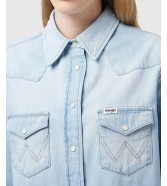 Koszula Wrangler REGULAR SHIRT 112351961 Blue Grammer
