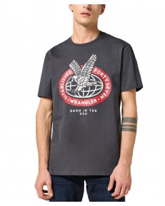 T-shirt Wrangler AMERICANA TEE 112355032 Faded Black