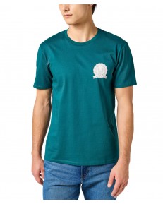 T-shirt Wrangler GRAPHIC TEE 112355036 Deep Teal