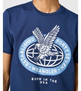 T-shirt Wrangler AMERICANA TEE 112355047 Navy