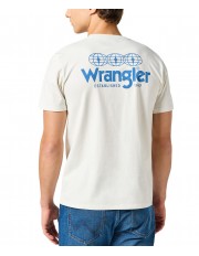 T-shirt Wrangler GRAPHIC TEE 112355049 Vintage White