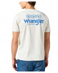 T-shirt Wrangler GRAPHIC TEE 112355049 Vintage White