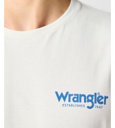 T-shirt Wrangler GRAPHIC TEE 112355049 Vintage White