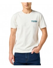 T-shirt Wrangler LOGO TEE 112355051 Vintage White