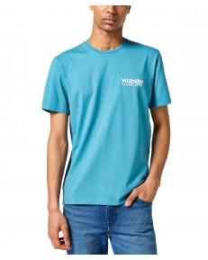 T-shirt Wrangler LOGO TEE 112355052 Storm Blue