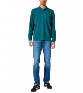 Koszulka Wrangler LS POLO 112355058 Deep Teal