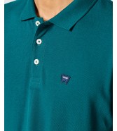 Koszulka Wrangler LS POLO 112355058 Deep Teal