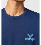 Bluza Wrangler SMALL LOGO CREW 112355064 Navy