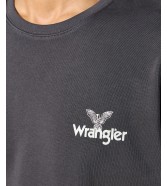 Bluza Wrangler SMALL LOGO CREW 112355066 Faded Black