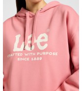 Bluza Lee LOGO HOODIE 112355104 Cassie Pink