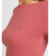 Koszulka Lee LS BOAT NECK TEE 112355150 Cinnamon