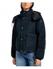 Kurtka Lee HOODED SHORT PUFFER 112355162 Unionall Black