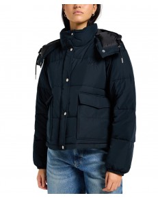 Kurtka Lee HOODED SHORT PUFFER 112355162 Unionall Black