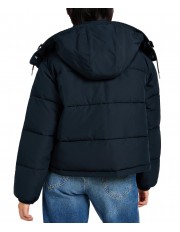 Kurtka Lee HOODED SHORT PUFFER 112355162 Unionall Black