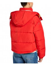 Kurtka Lee HOODED SHORT PUFFER 112355190 True Red