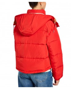 Kurtka Lee HOODED SHORT PUFFER 112355190 True Red