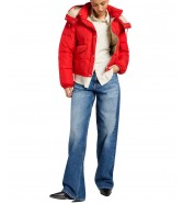 Kurtka Lee HOODED SHORT PUFFER 112355190 True Red