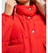 Kurtka Lee HOODED SHORT PUFFER 112355190 True Red