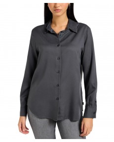 Koszula Lee POCKETLESS SHIRT 112355196 Dark Muted Grey