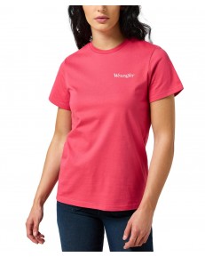 T-shirt Wrangler REGULAR TEE 112355285 Raspberry Wine