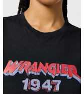 T-shirt Wrangler SHRUNKEN BAND TEE 112355289 Black