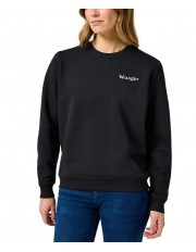 Bluza Wrangler REGULAR SWEAT 112355292 Black