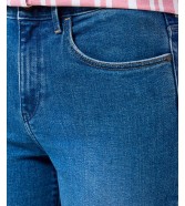 Jeansy Wrangler Straight 112355306 Blue Abyss