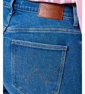 Jeansy Wrangler Straight 112355306 Blue Abyss