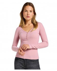 Koszulka Lee LS HENLEY 112355427 Pretty Plum