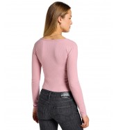 Koszulka Lee LS HENLEY 112355427 Pretty Plum
