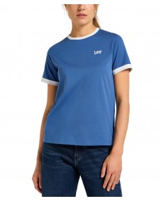 T-shirt Lee RINGER TEE 112355430 Midcentury Blue