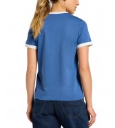 T-shirt Lee RINGER TEE 112355430 Midcentury Blue