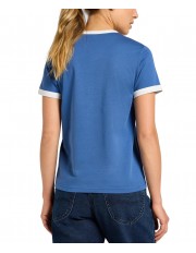 T-shirt Lee RINGER TEE 112355430 Midcentury Blue