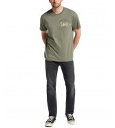 T-shirt Lee BIG LOGO TEE 112355655 Olive Grove