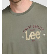 T-shirt Lee BIG LOGO TEE 112355655 Olive Grove