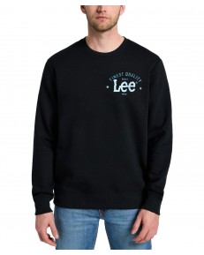 Bluza Lee LOGO CREW SWS 112355660 Jet Black