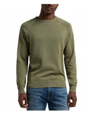 Sweter Lee CLEAN RAGLAN SWEATER 112355673 Mercantile Green