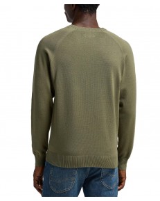 Sweter Lee CLEAN RAGLAN SWEATER 112355673 Mercantile Green