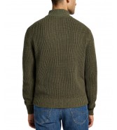 Sweter Lee HALF ZIP KNIT 112355675 Mercantile Green